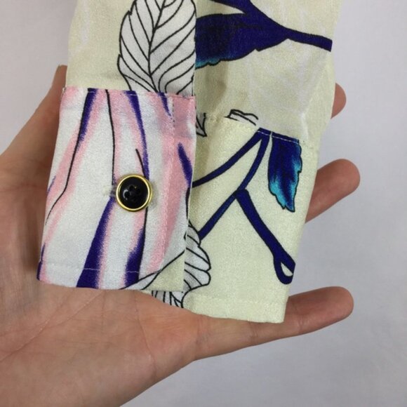 Yumi Kim - Mya Floral Front Tie Blouse - Size M - Picture 5 of 7